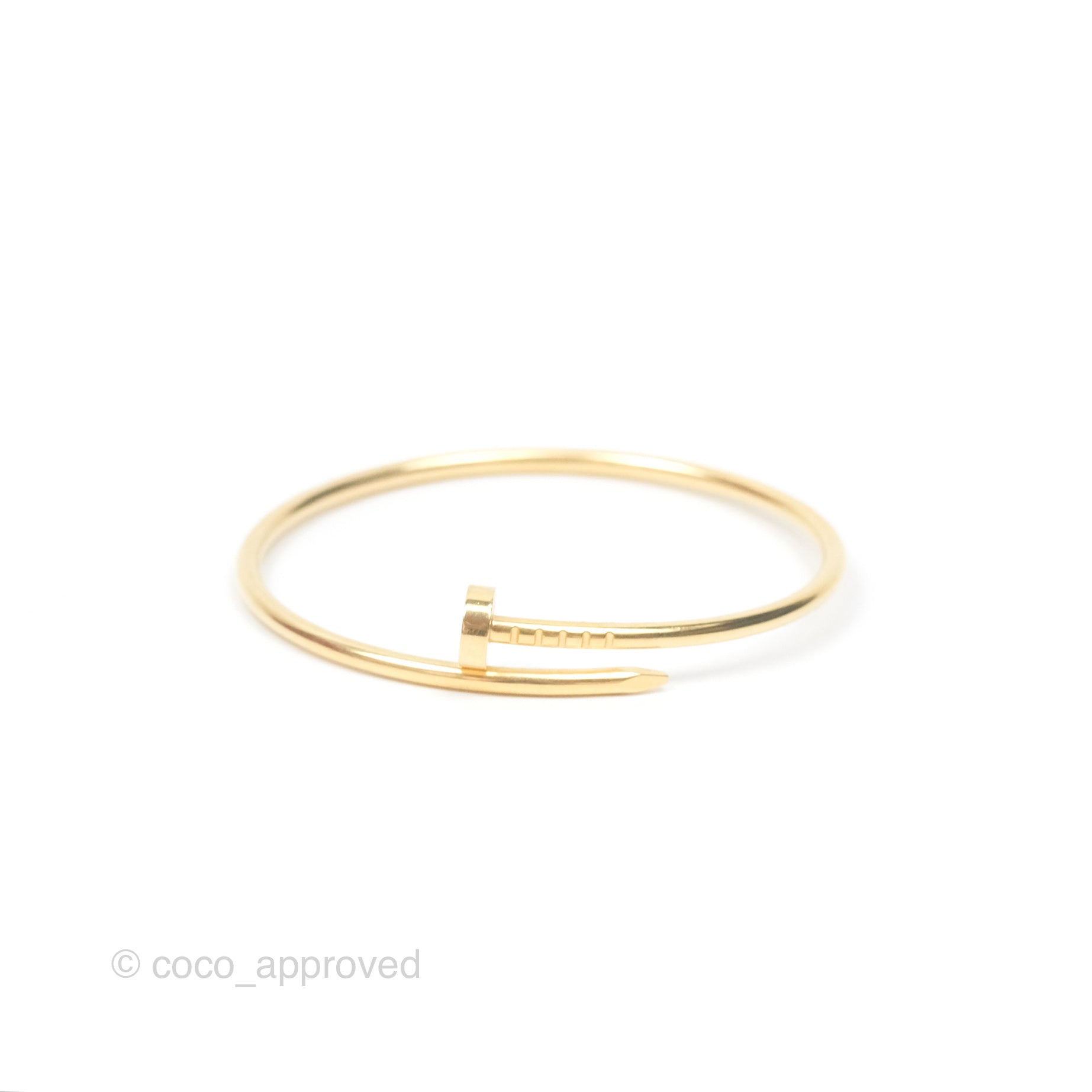Cartier Small Juste Un Clou Bracelet 18K Yellow Gold Luxury Jewelry - Perfect for Weddings, Anniversaries & Special Occasions