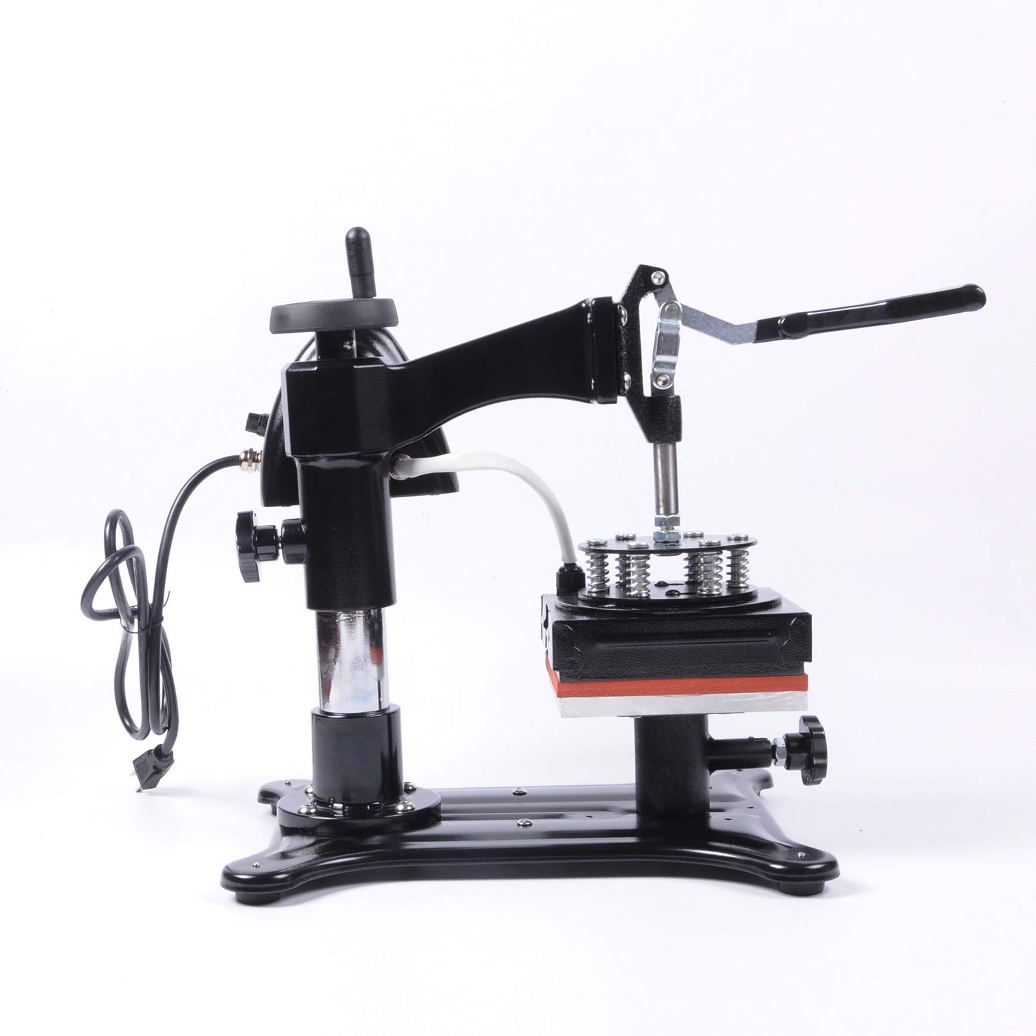 Rhegeneshop 6x6 Inch Manual Label Printer Heat Press Machine for Sublimation Transfer - Perfect for DIY T-Shirt Printing, Custom Apparel, and Small Business Garment Production