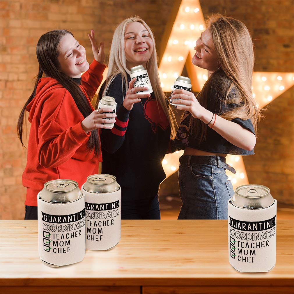 Insulated Can Sleeves for Beer & Drinks - Keep Beverages Cold | Perfect for Moms, Chefs, Teachers & Scuba Foam Parties | Great for BBQs, Picnics & Outdoor Events