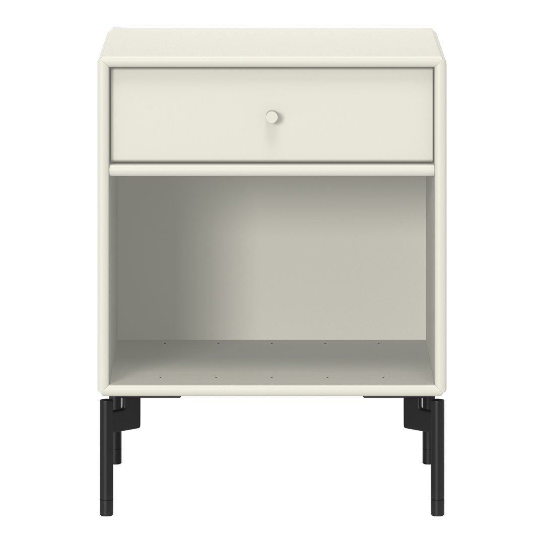 Modern Wooden Nightstand with Drawers and Legs - Stylish Bedside Table for Bedroom, Living Room, or Office - Perfect for Storage and Decor