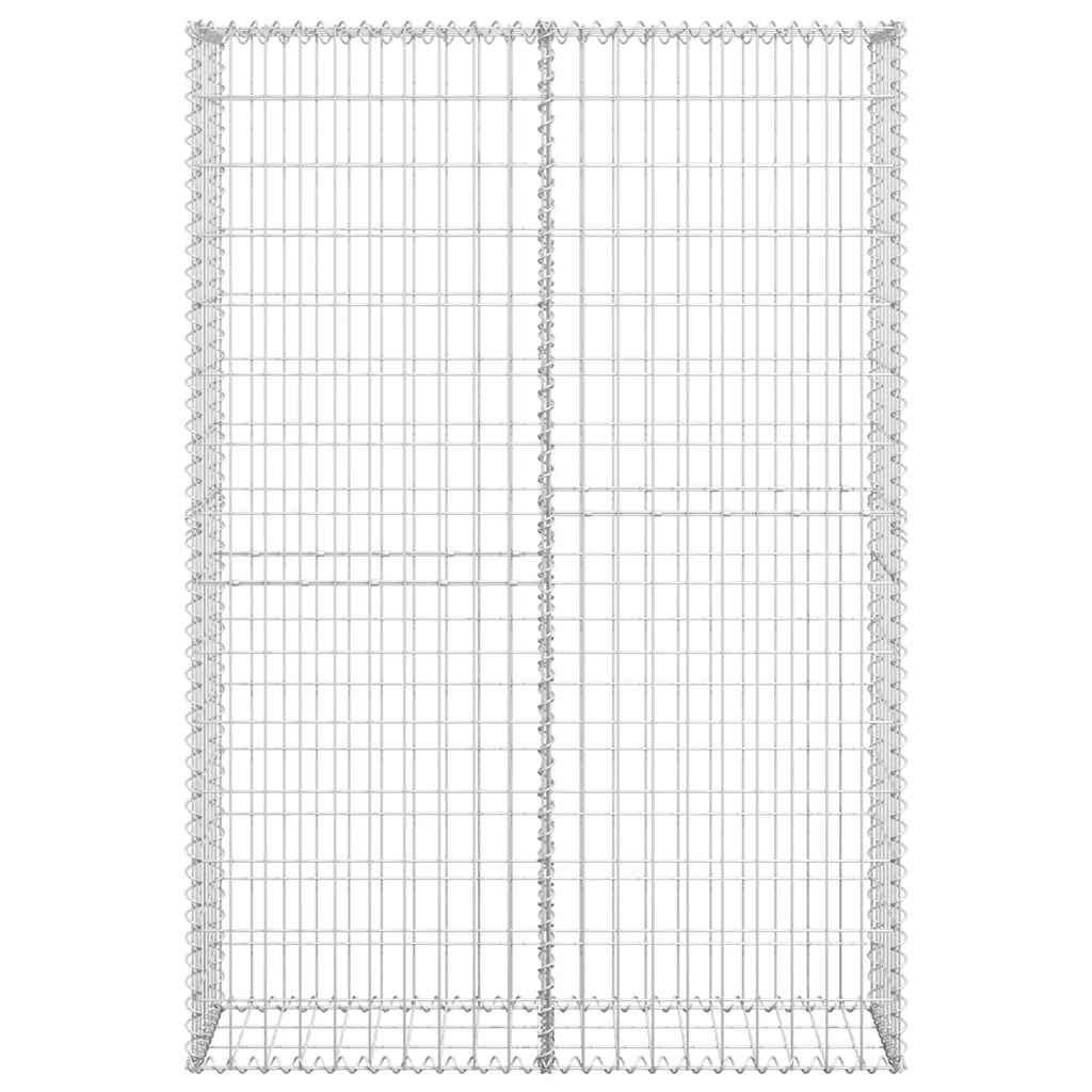 Galvanized Gabion Basket with Lids - 59.1