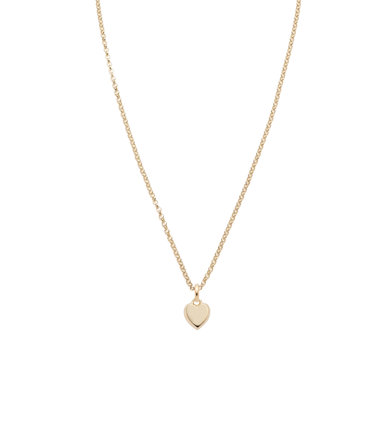 Petite Heart Ingot Love Necklace - Dainty Belcher Chain Jewelry for Women | Perfect for Valentine's Day, Anniversary Gifts & Everyday Elegance