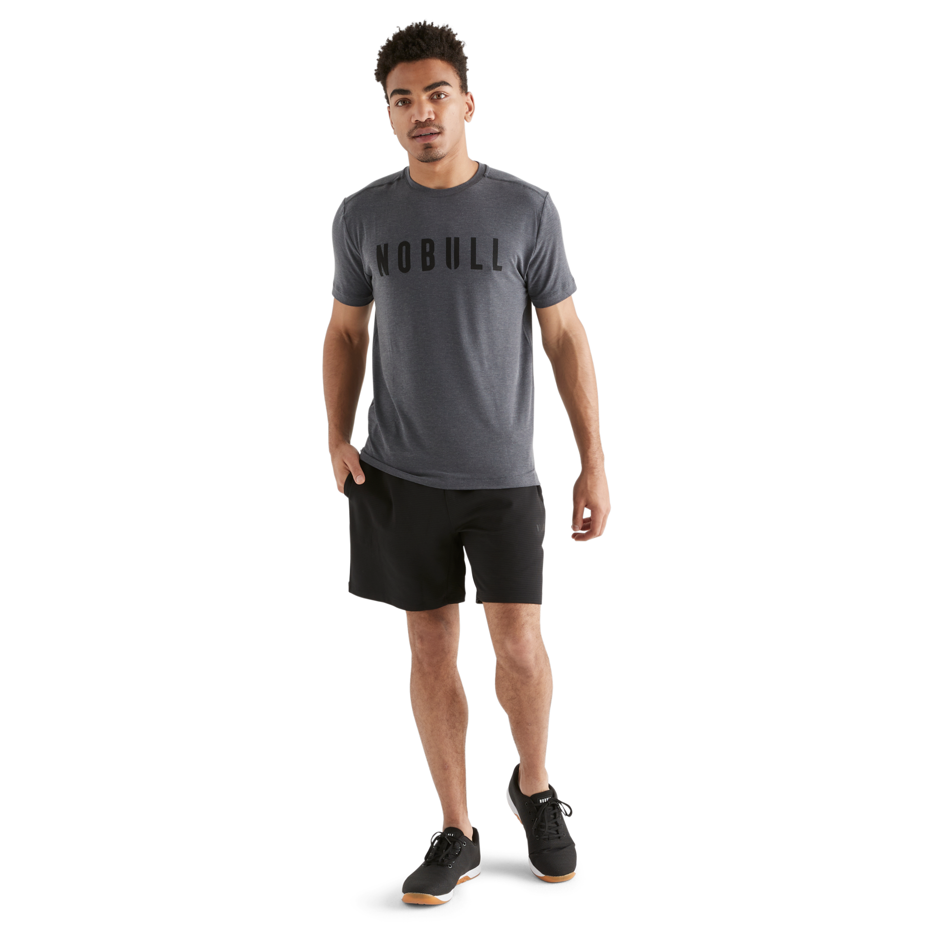 NOBULL Men's Performance T-Shirt - Lightweight, Breathable Workout Tee for Gym, Running & Training