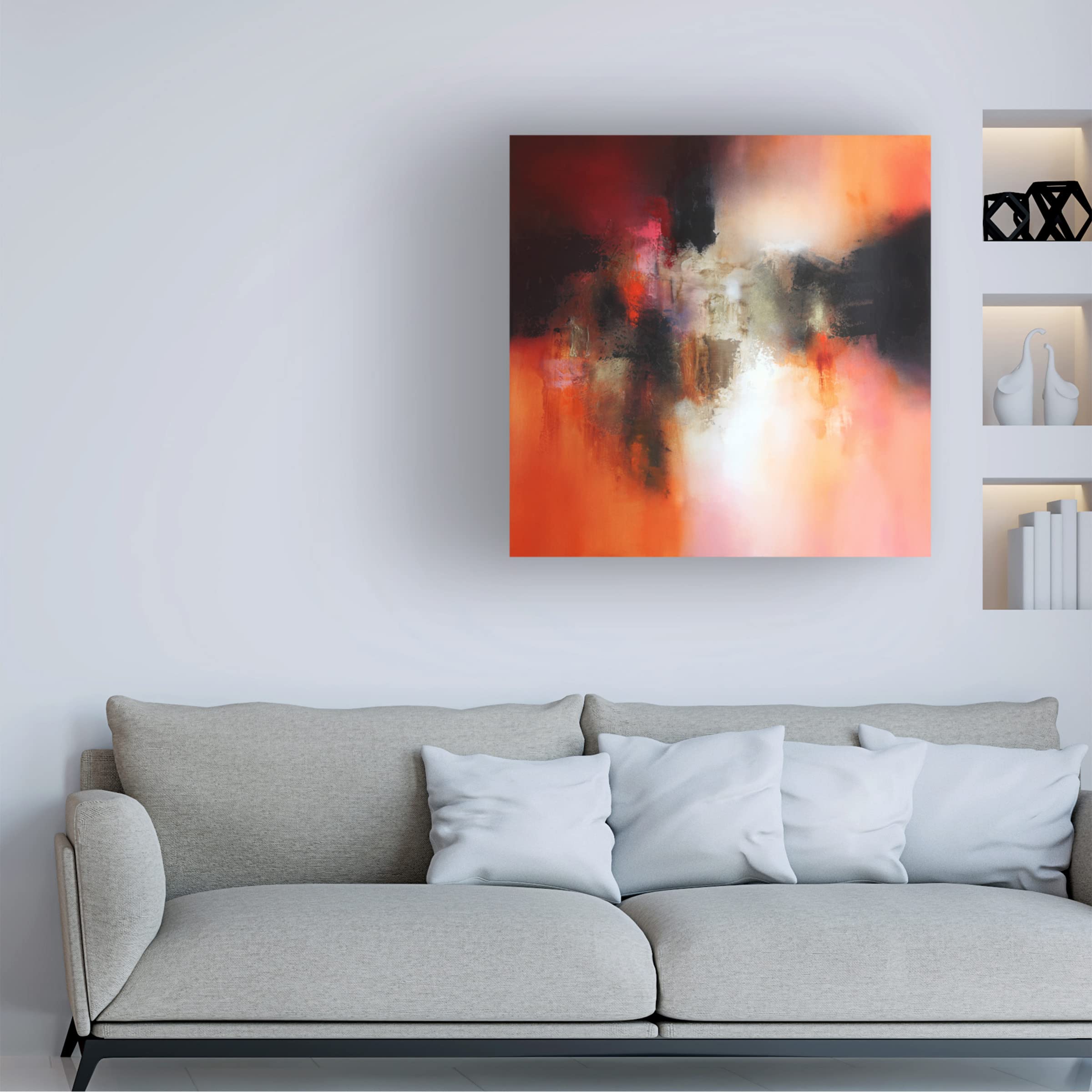 Trademark Fine Art 'Endless' Canvas Art by Eelco Maan - Stunning Abstract Wall Decor for Living Room, Bedroom & Office