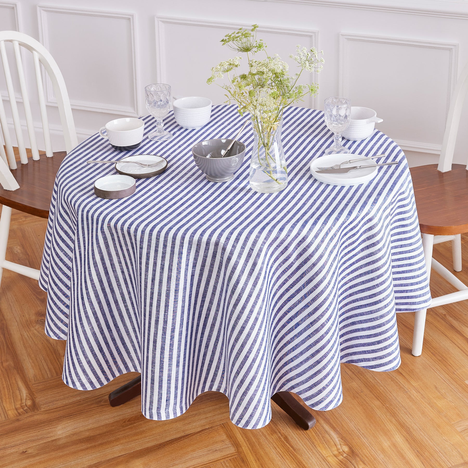 Black and White Amalfi Stripe