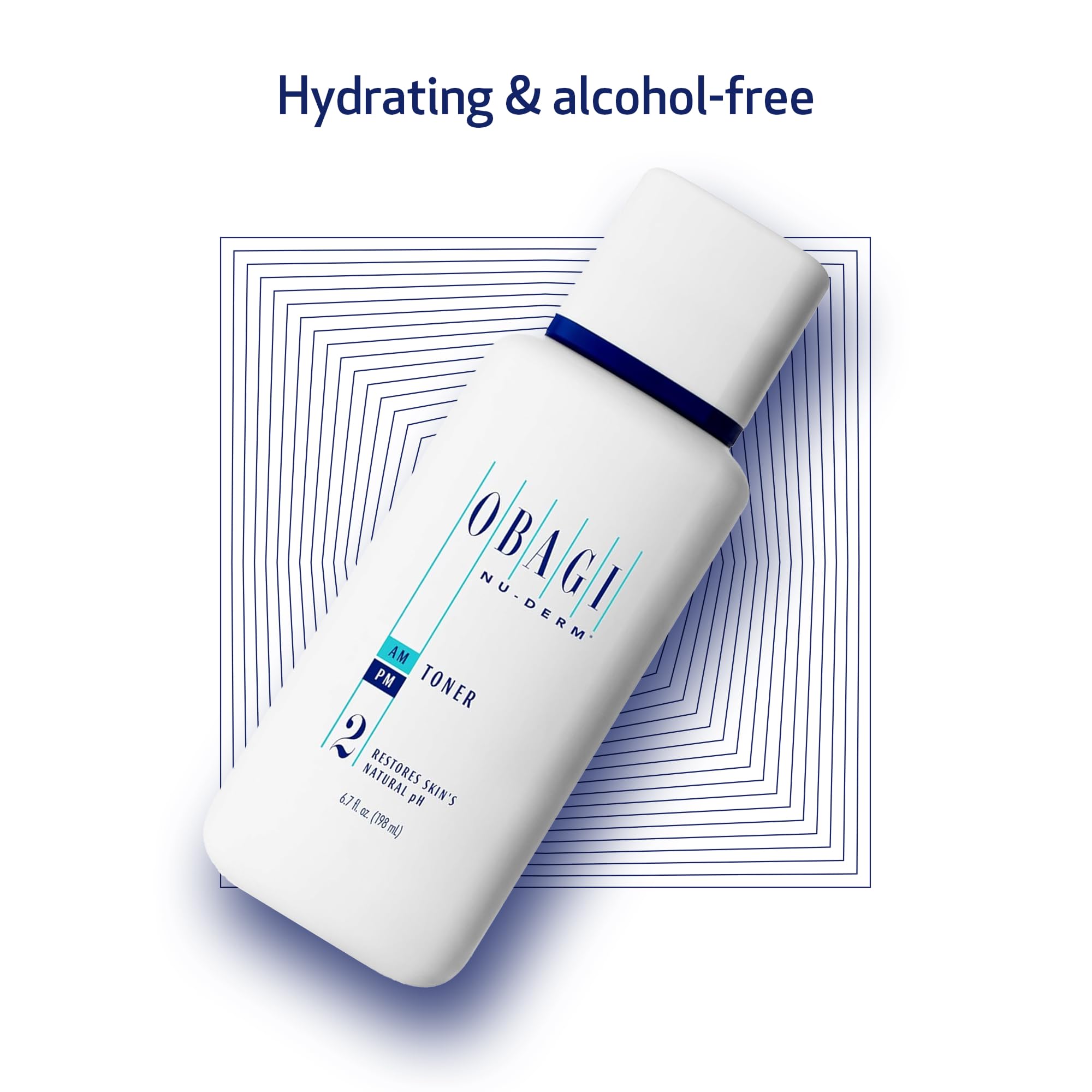 Obagi Nu-Derm Alcohol-Free Face Toner with Witch Hazel & Aloe Vera - Hydrating & Balancing for Oily & Dry Skin - 6.7 Fl Oz - Perfect for Daily Skincare Routine & Post-Cleansing Refreshment