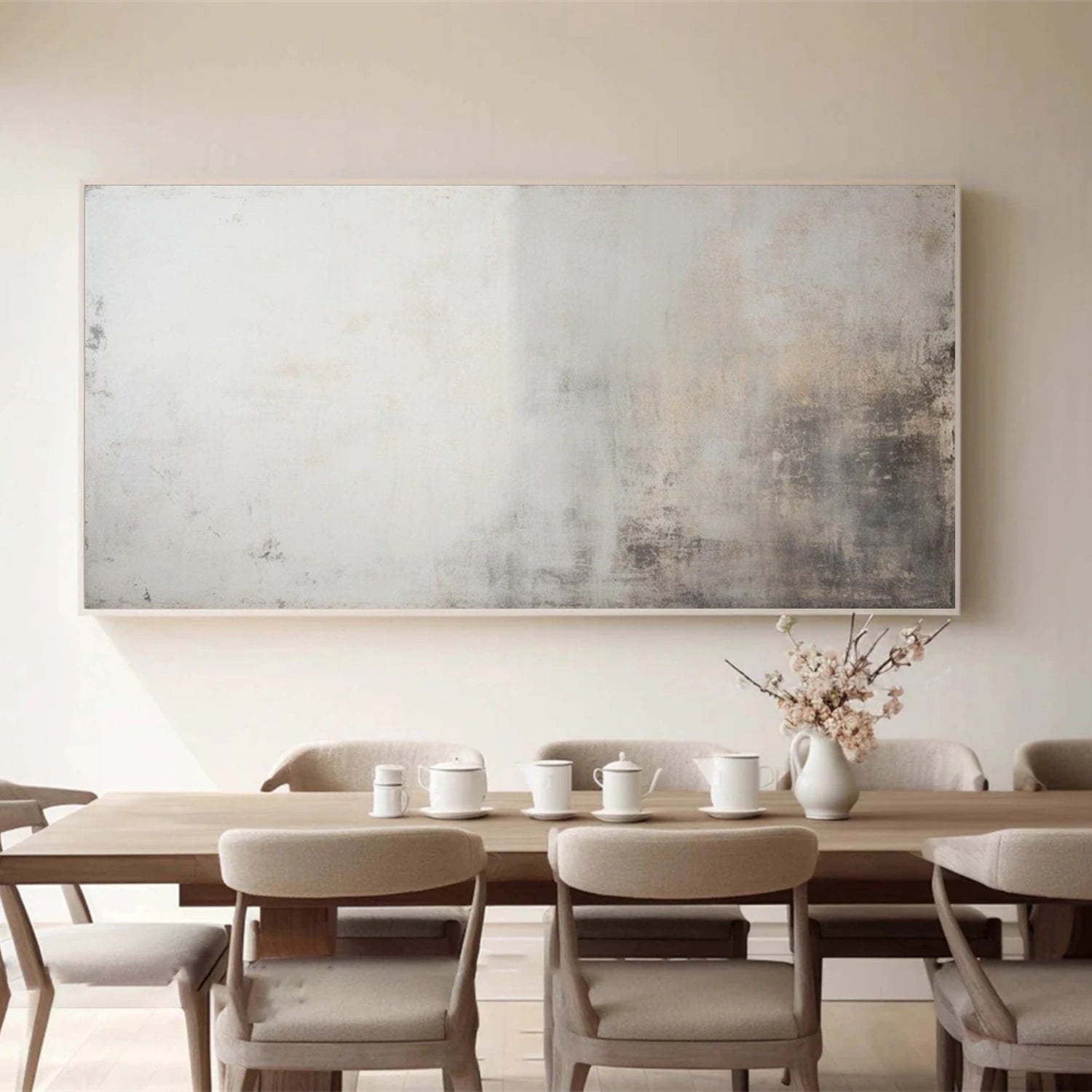 Abstract Painting #AB 463 - Modern Wall Art for Home & Office Decor | Handmade Canvas Artwork for Living Room, Bedroom & Office Spaces