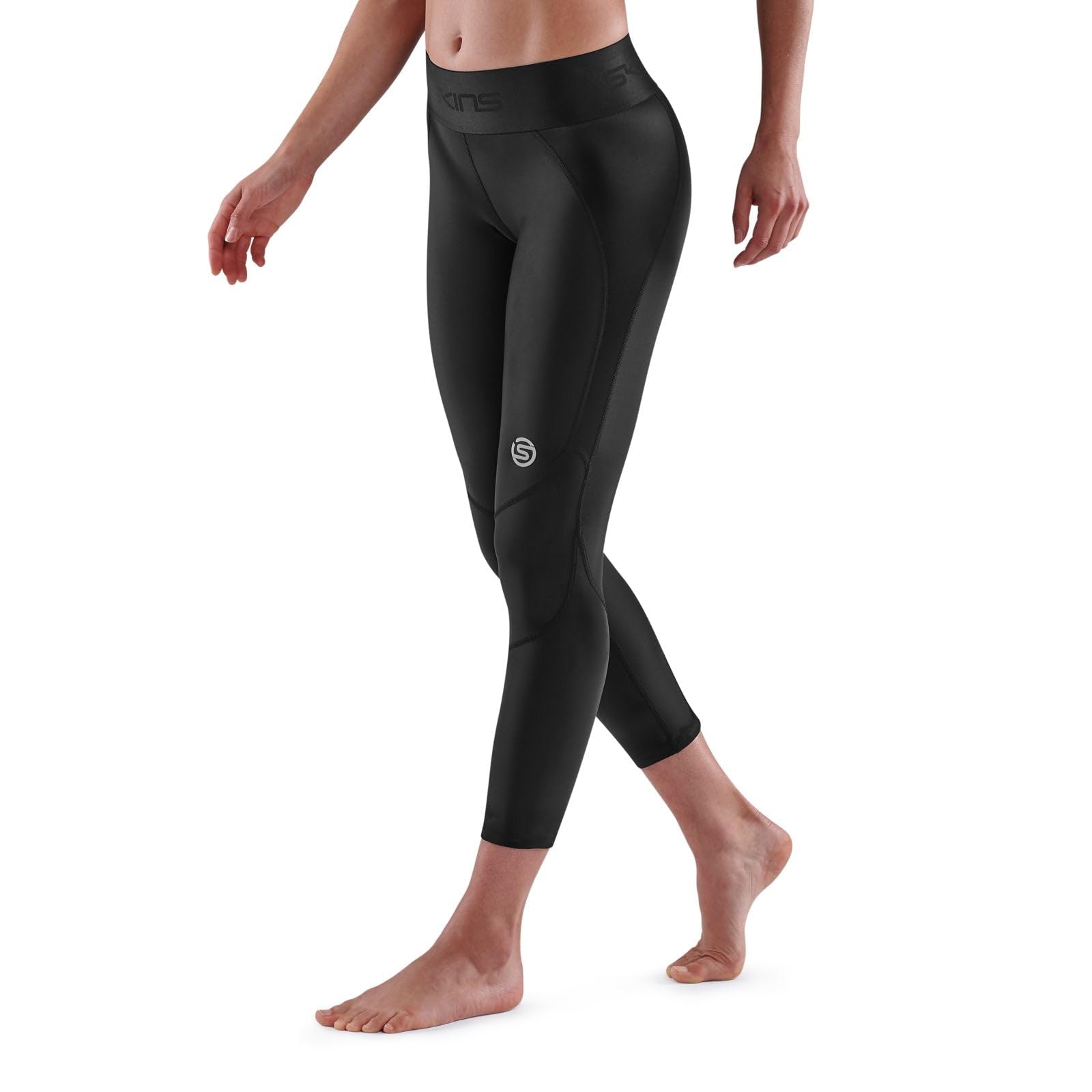 Skins Women's Series-3 Compression 7/8 Tights - High Performance Workout Leggings for Running, Yoga & Gym - Moisture Wicking & Muscle Support