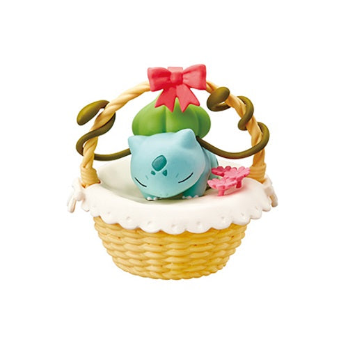 Pokemon Nap Basket Re-Ment 2-Inch Collectible Figure - Cute Miniature Toy for Display, Gift Giving & Anime Collections