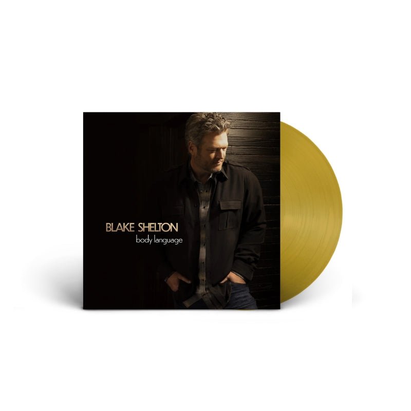 Blake Shelton – Body Language (Gold Vinyl Record) | Limited Edition Country Music LP | Perfect for Collectors & Home Listening