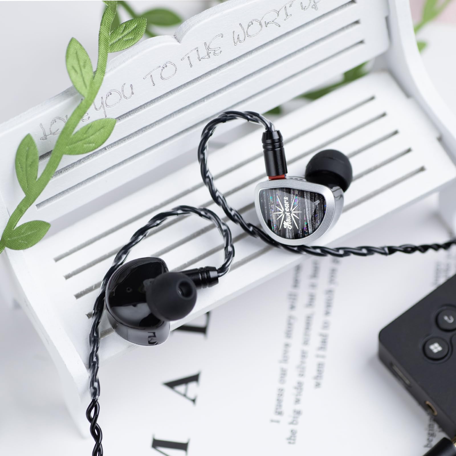Linsoul Kiwi Ears Aether HiFi Wired IEM Earphones - 15.3mm Large Planar Driver In-Ear Monitors with 2Pin Detachable Cable for Audiophiles, Musicians & Gamers | Perfect for Studio Recording, Live Performances & Competitive Gaming