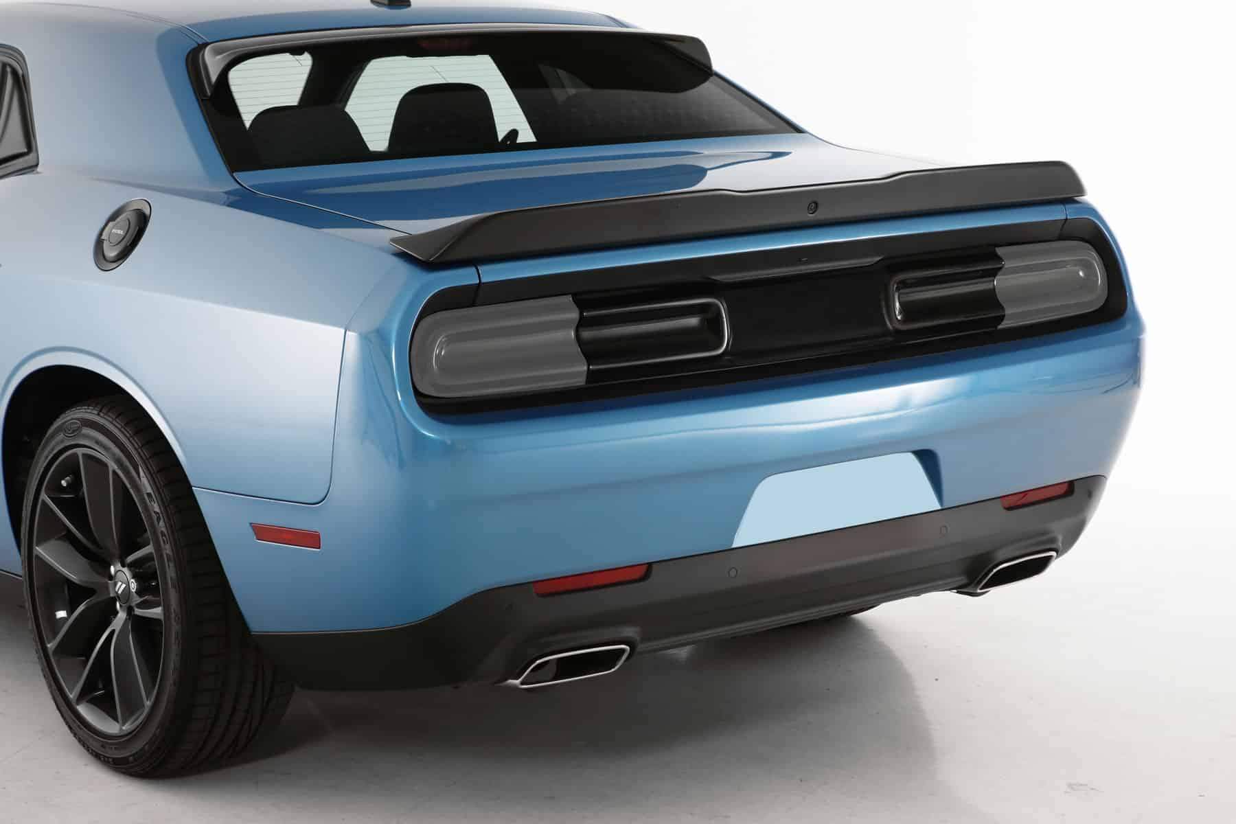 1PC Smoke Blackout Panel for 2015-2023 Dodge Challenger - Window Tint Film for Privacy & UV Protection - Perfect for Car Enthusiasts & Daily Commuters