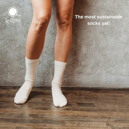 Pure Organic Cotton Adult Trouser Socks - 98% Natural Undyed Comfort Socks for Men & Women - Perfect for Office, Travel and Everyday Wear