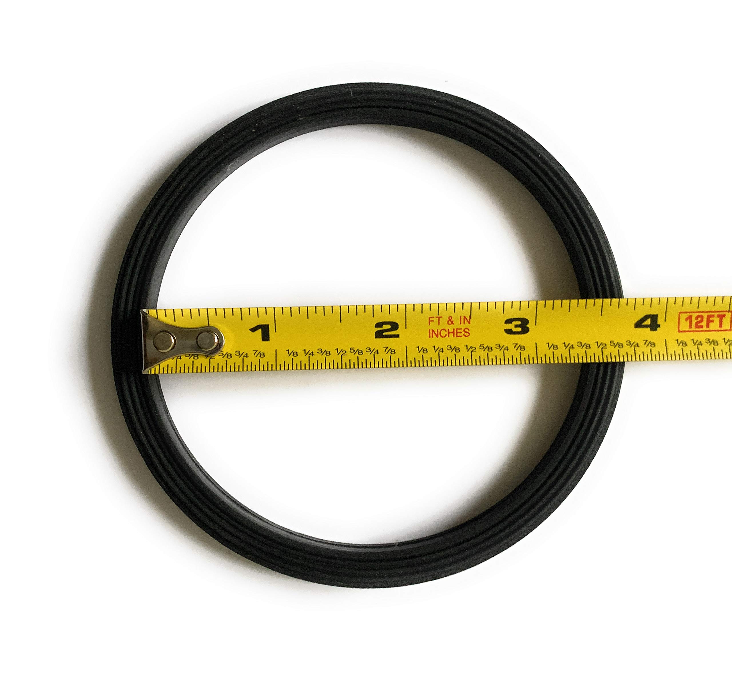 2 Pack Replacement Gasket for NutriBullet Rx Blender (1700W) - 4 Inch Diameter Black Blender Seals - Compatible with NutriBullet Rx Series - Perfect for Smoothies, Juicing & Food Prep