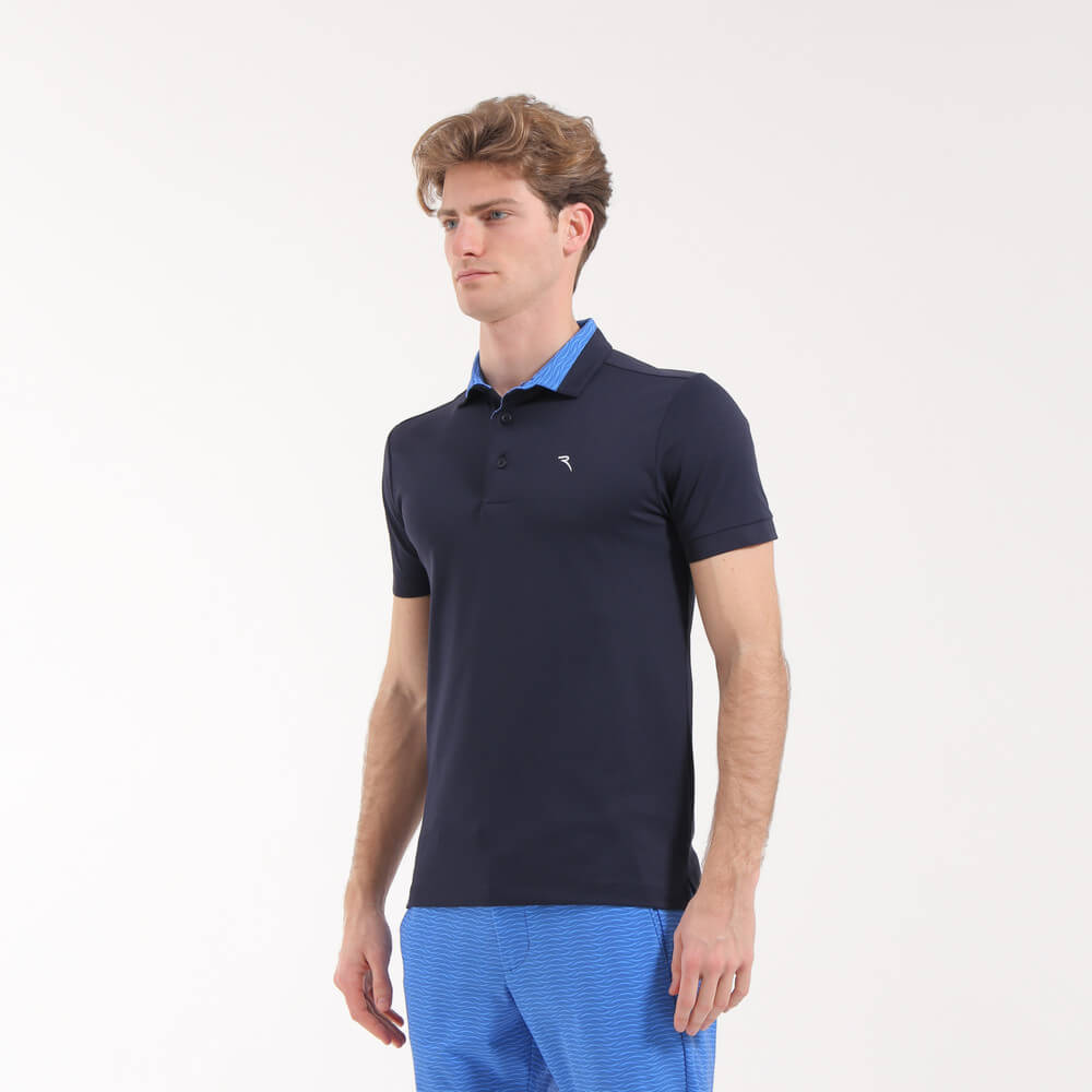 ANATOMY Stretch Pique Slim Fit Polo Shirt for Men - Breathable Comfort & Modern Style | Perfect for Business Casual, Golf & Everyday Wear | Final Sale