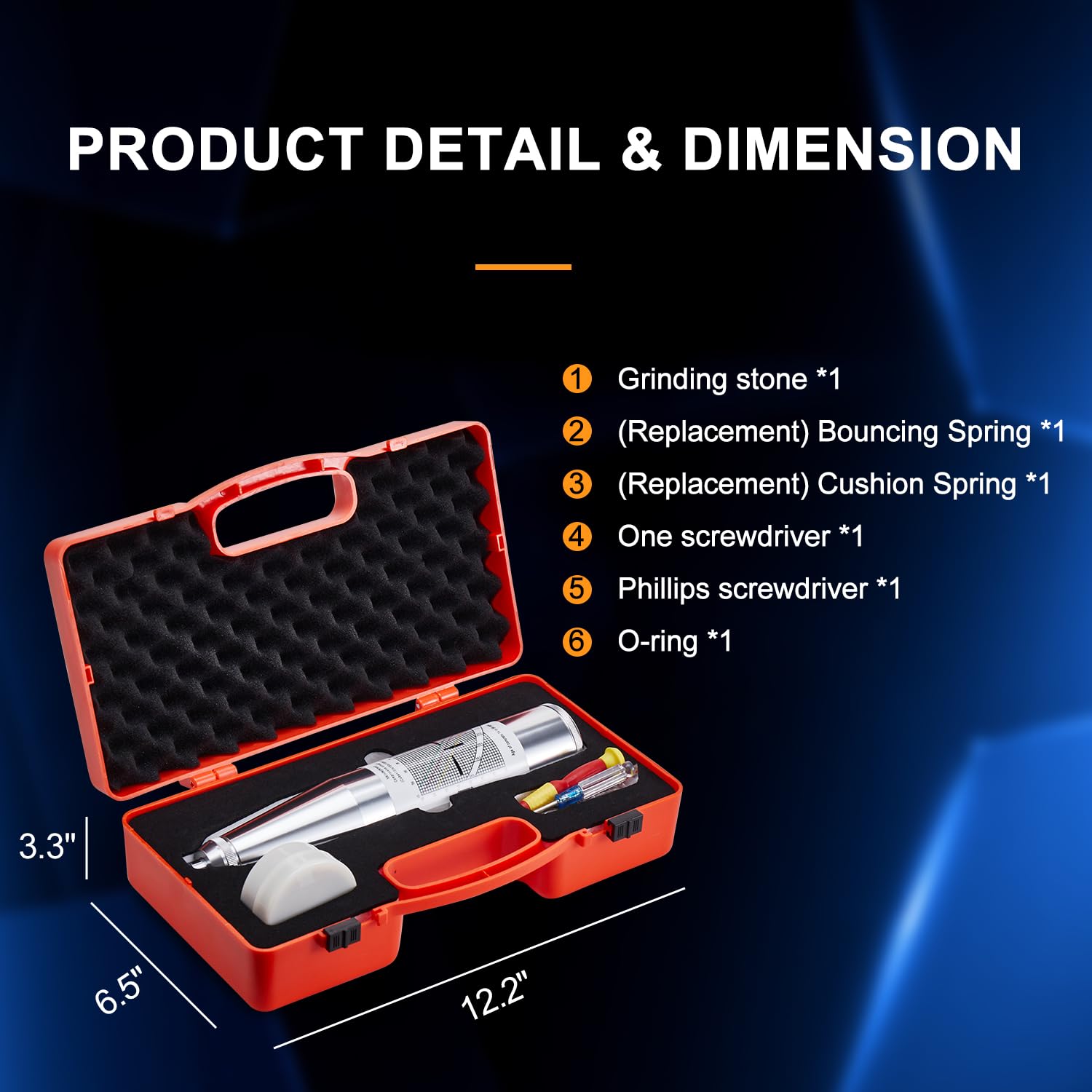 Concrete Rebound Hammer Tester - Digital Concrete Strength Hardness Tester (10-60Mpa/1450-8702psi) with English Label & Calibration Certificate | Portable Resiliometer for Construction, Civil Engineering & Building Inspection