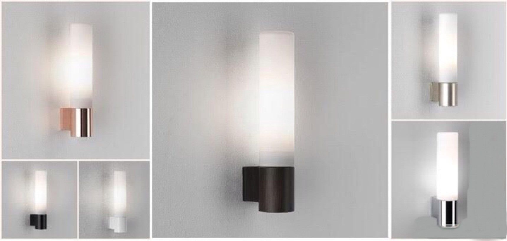 Bari IP44 Waterproof Bathroom Wall Lights - Dimmable LED Sconce with Multiple Color Options for Vanity, Mirror, and Shower Lighting
