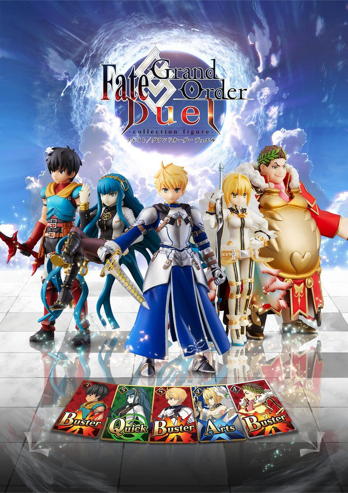 Fate Grand Order Duel Collection Vol.5 - Set of 6 Anime Trading Figures for Collectors | Perfect for Display, Gifts & Game Room Decor