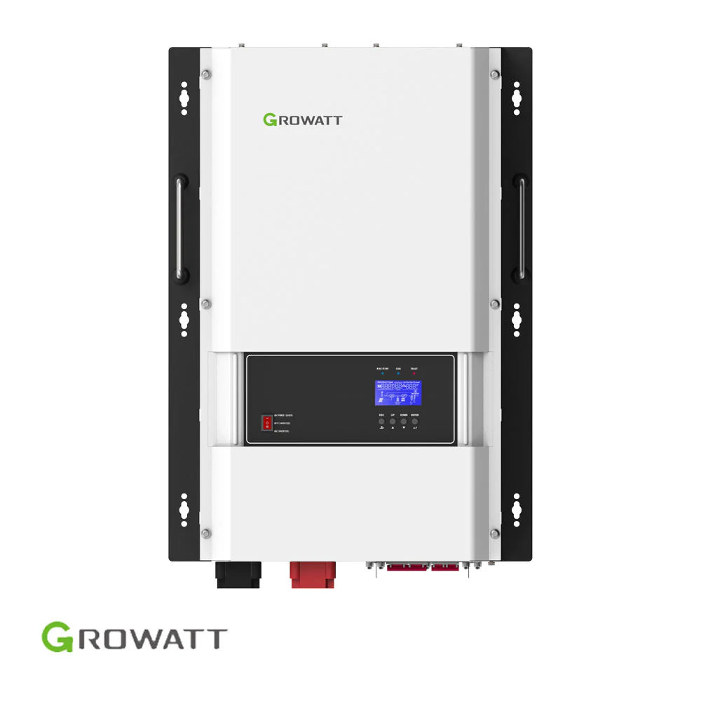Growatt 12KW Split Phase 120/240Vac Off Grid Solar Power Inverter for Home, RV & Cabin - Pure Sine Wave with LCD Display | Reliable Backup Power Solution for Outages & Remote Living