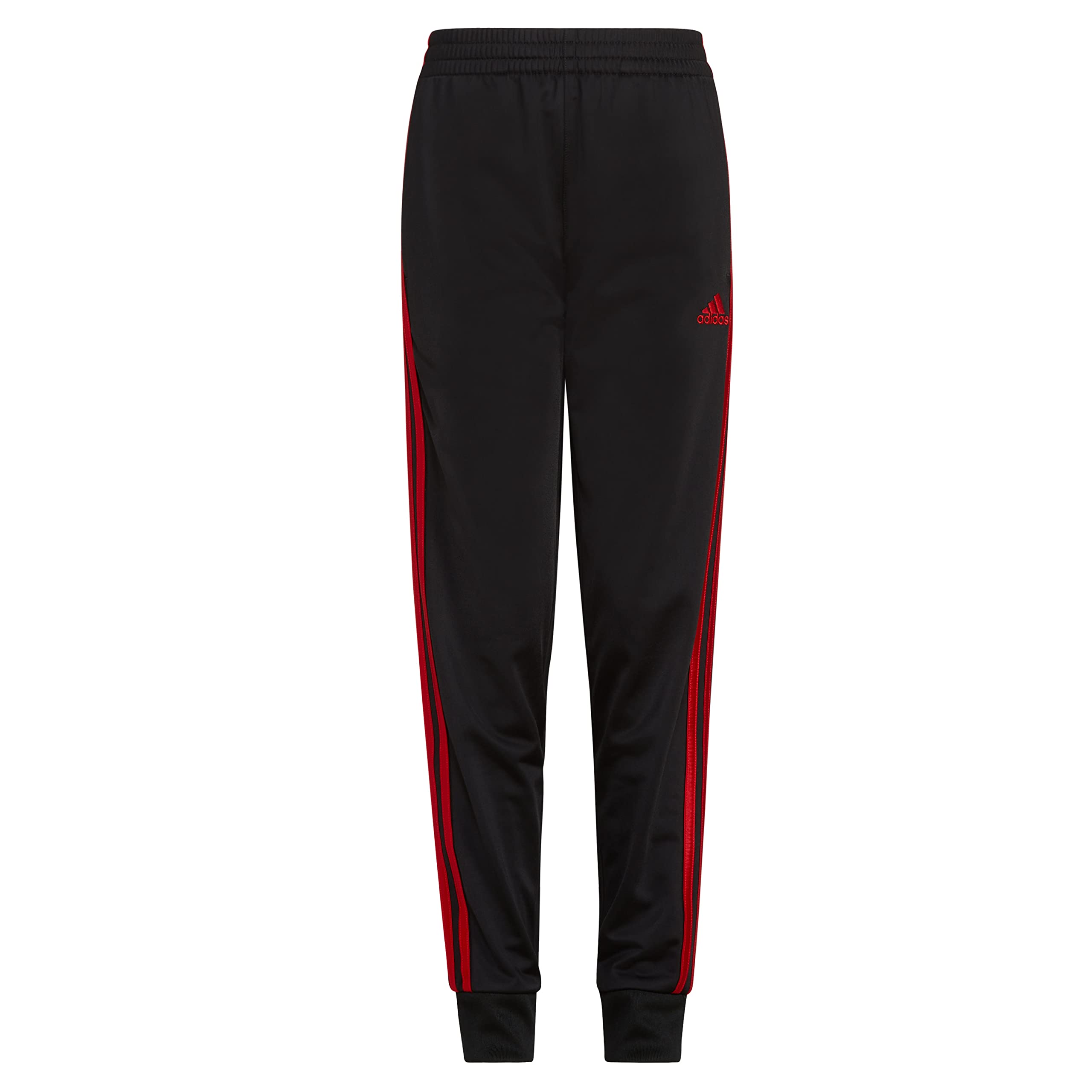 Adidas Boys' Elastic Waistband Classic 3s Tricot Jogger Pants - Comfortable Athletic Sweatpants for Kids, Running, School & Casual Wear