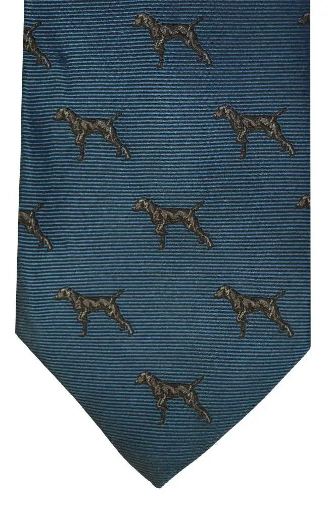 Premium LA Smith Country & Hobby Labrador Silk Neckties for Men - Elegant Formal Wear for Business, Weddings & Special Occasions