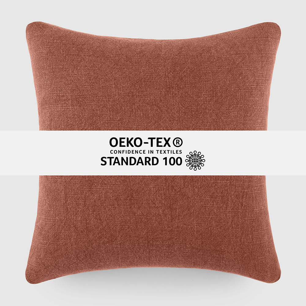 Stone Washed Decorative Throw Pillow - Soft & Stylish Home Decor for Couch, Bed, or Sofa - Perfect for Living Room, Bedroom & Office