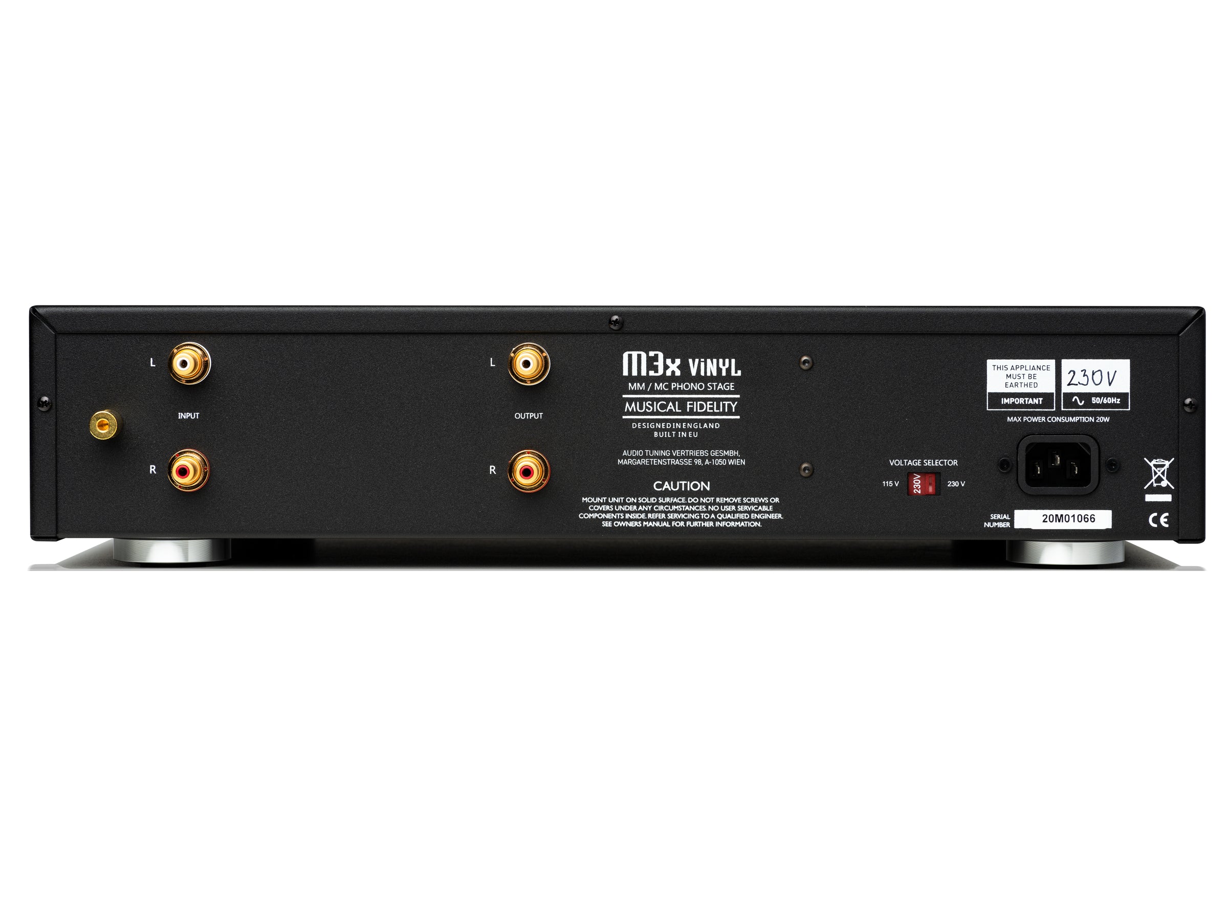 Musical Fidelity M3x Vinyl Phono Preamplifier - High-End Turntable Preamp for Audiophiles, Home Theater & Vinyl Record Collection Setup