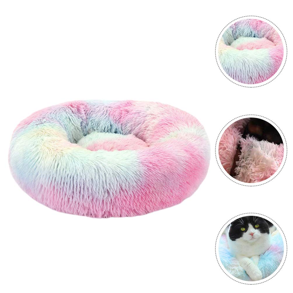 Balacoo Small & Medium Dog Bed - 1pc Faux Fur Pet Bed for Dogs, Calming Couch Cushion with Hairy Design - Perfect for Living Room, Bedroom & Pet Travel