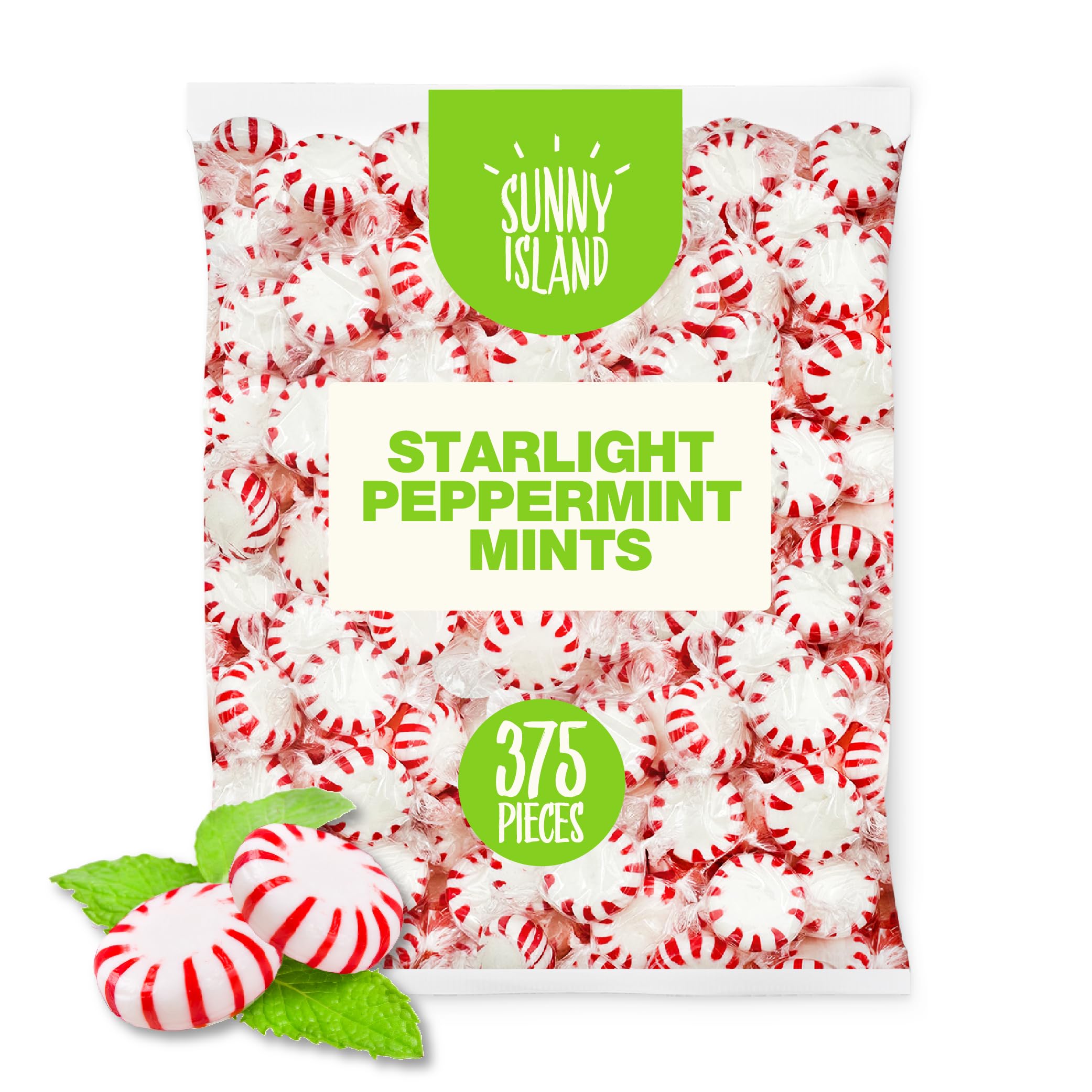 Starlight Peppermint Mints - 5 Lb Bulk Hard Candy for Christmas Stocking Stuffers, Office Treats & Party Favors | Refreshing Breath Mints for Year-Round Enjoyment