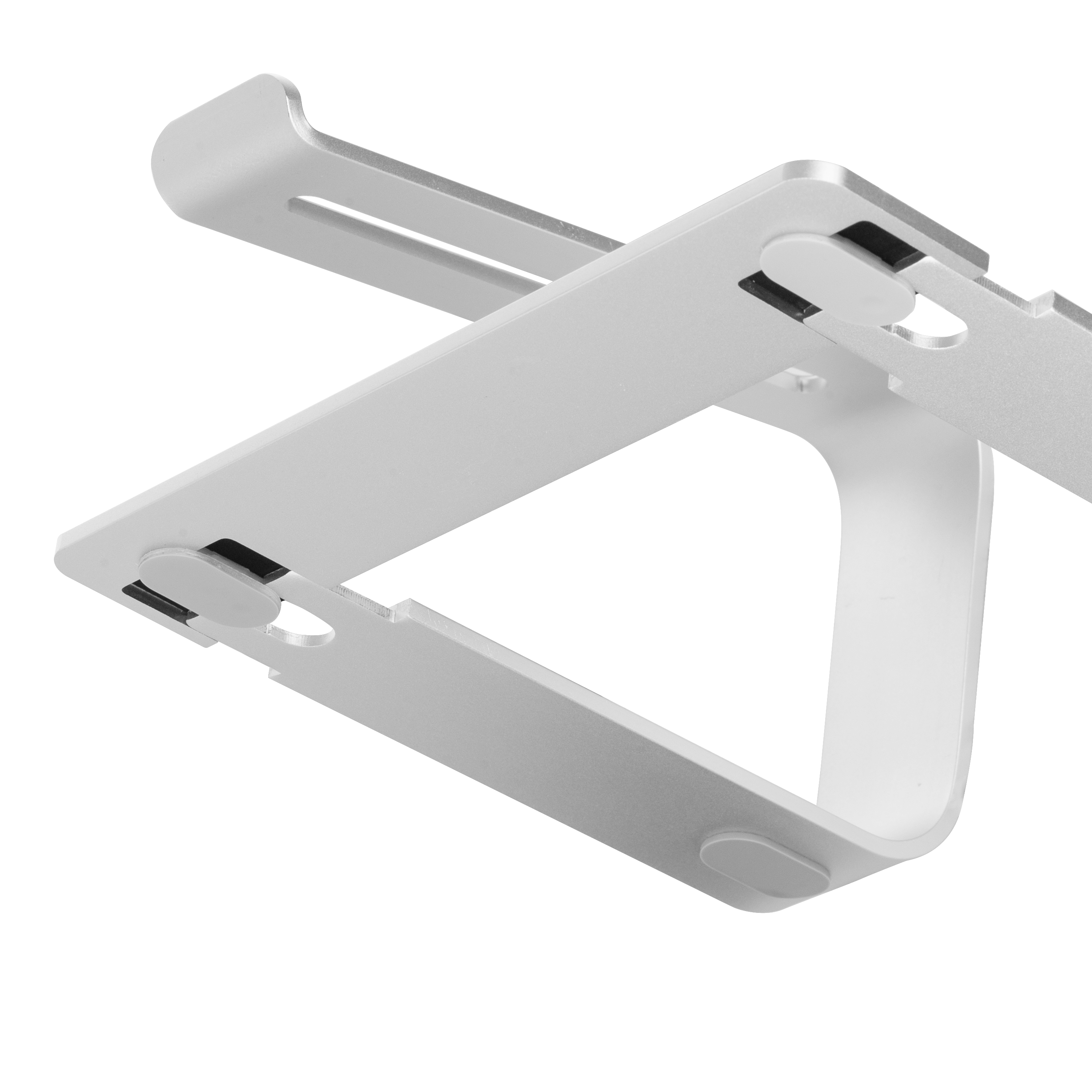 3sixT Adjustable Laptop Stand - Silver | Ergonomic Computer Riser for Home & Office Workspace | Compatible with MacBook, Dell, HP & All Laptops up to 17