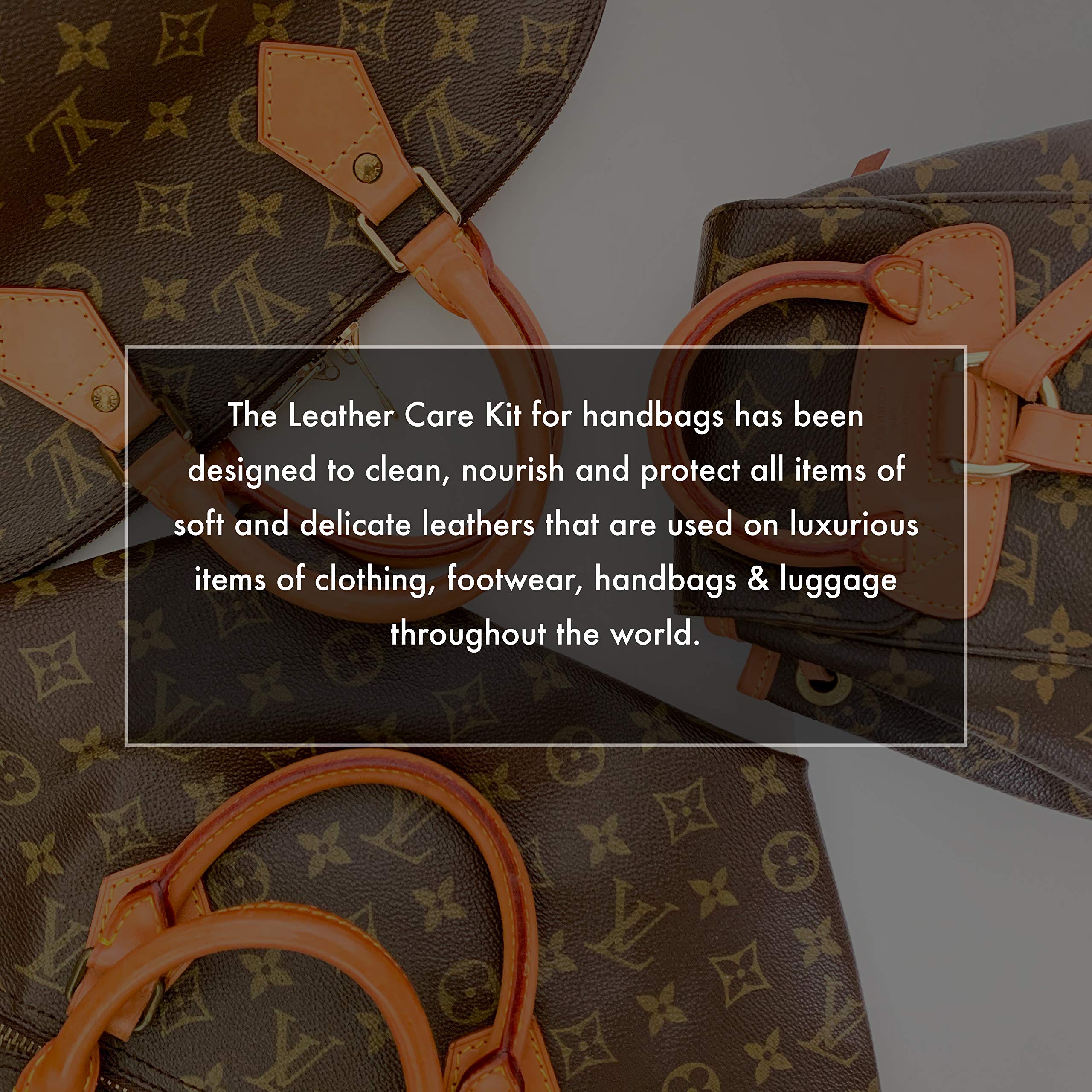 Premium Leather Handbag Care Kit - Gentle Cleaner & Protective Conditioner for Luxury Bags | Perfect for Daily Maintenance & Long-Term Preservation of Designer Purses