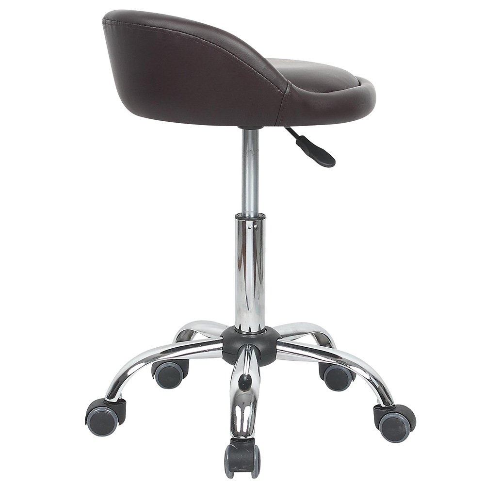 Juno Adjustable Height Massage Stool with Wheels - Portable & Ergonomic Design for Home, Office, and Spa Relaxation