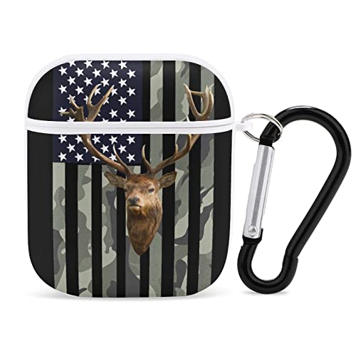 Deer Camo Camouflage American Flag Hunting (2)