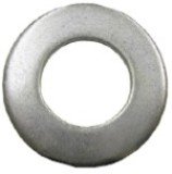 1/4 Inch Stainless Steel Flat Washers - 100 Pack - 304 Grade Rustproof Metal Washers for Plumbing, Automotive & DIY Projects