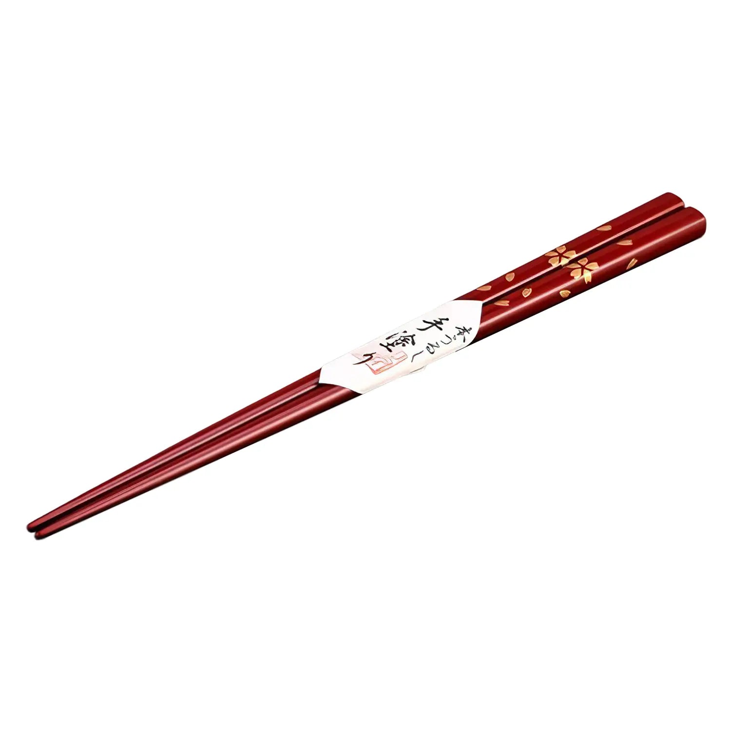 Echizen Shikki Makie Wooden Chopsticks - Handcrafted Japanese Lacquerware with Sakura Cherry Blossom Design - Perfect for Sushi, Asian Cuisine, and Home Dining Decor