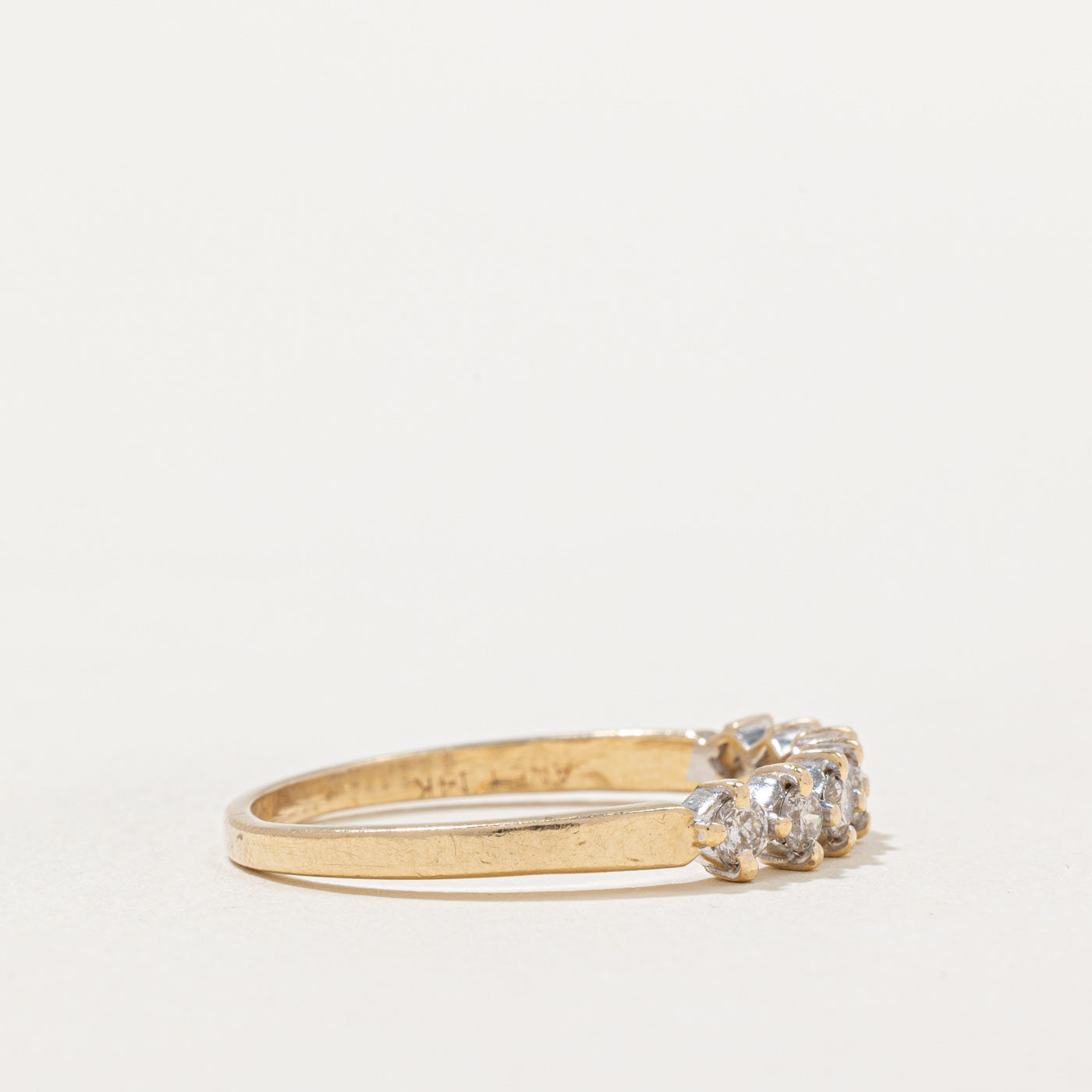 0.35ctw Semi Eternity Diamond Ring - Size 9.5 | Elegant Wedding Band, Anniversary Gift for Her | Perfect for Proposals, Engagements & Special Occasions