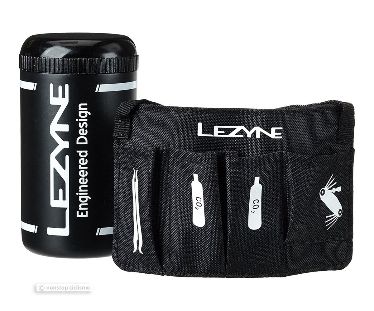 LEZYNE Flow Caddy Bike Tool Organizer - Compact Cycling Storage for Repair Tools & Accessories - Perfect for Road Bikes, Mountain Bikes & Commuter Cycling Gear Organization