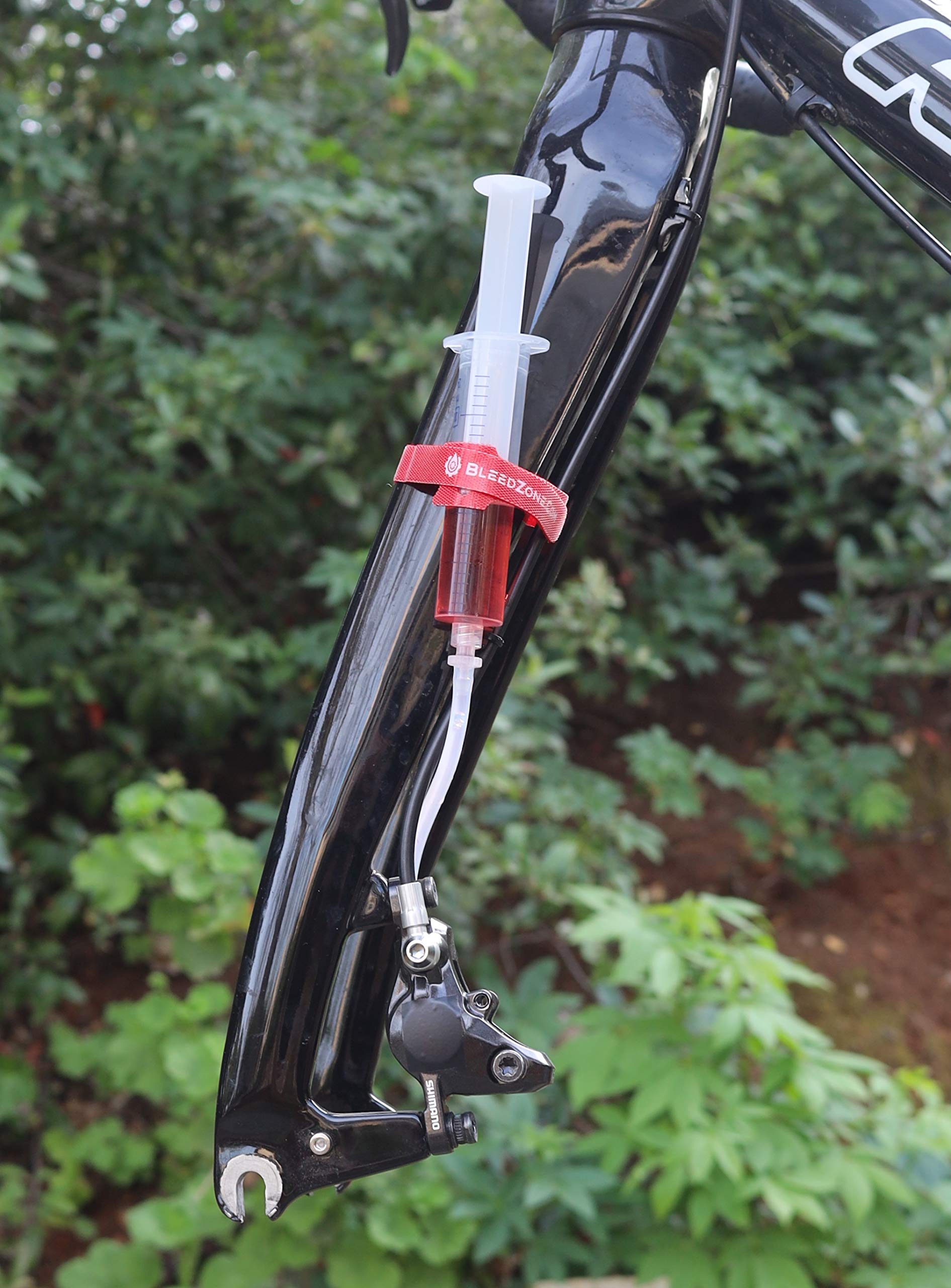BleedZone Bicycle Brake Bleed Kit for Shimano Hydraulic Brakes - Includes 120ml Mineral Oil & Syringe - Compatible with Road, Gravel & Mountain Bikes - Perfect for Professional Bike Maintenance & Home Repairs