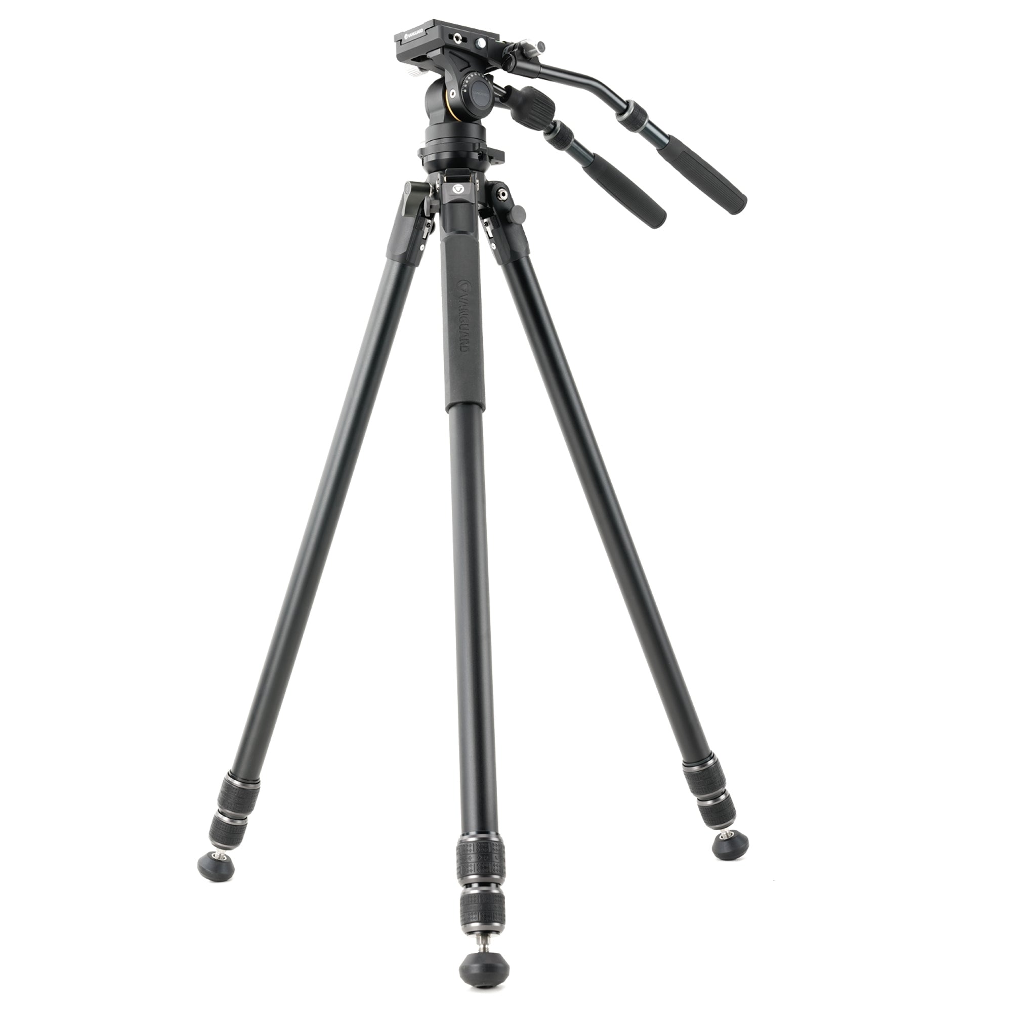 Alta Pro 3VL 303AV18 Professional Aluminum Tripod with Fluid Pan Head for DSLR Cameras - Perfect for Video Shooting, Photography & Live Streaming