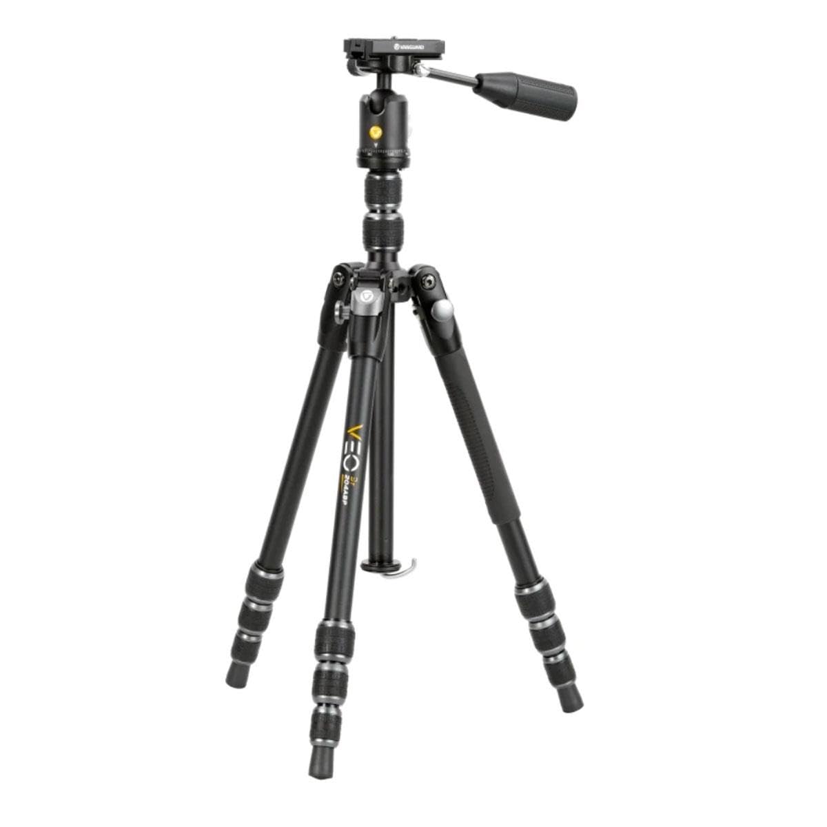 Vanguard VEO3T204ABP Aluminum Travel Tripod with Ball Head - Compact & Lightweight for DSLR & Smartphone Photography | Perfect for Travel, Hiking & Vlogging