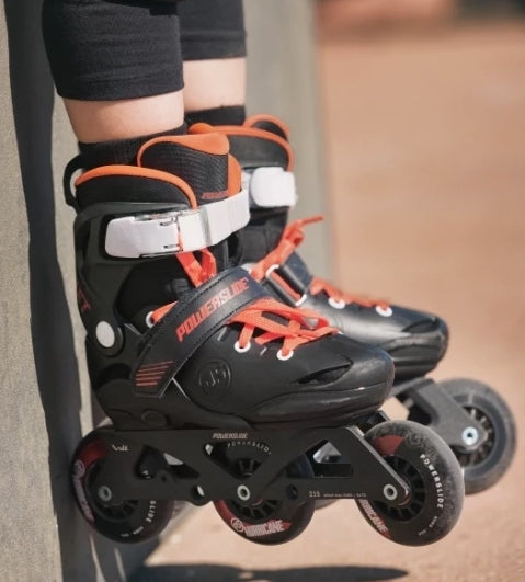 Powerslide Phuzion Jet Pro Adjustable Junior Skates - Kids Inline Skates for Boys & Girls - Perfect for Outdoor Roller Skating, Park Rides & Fitness Training