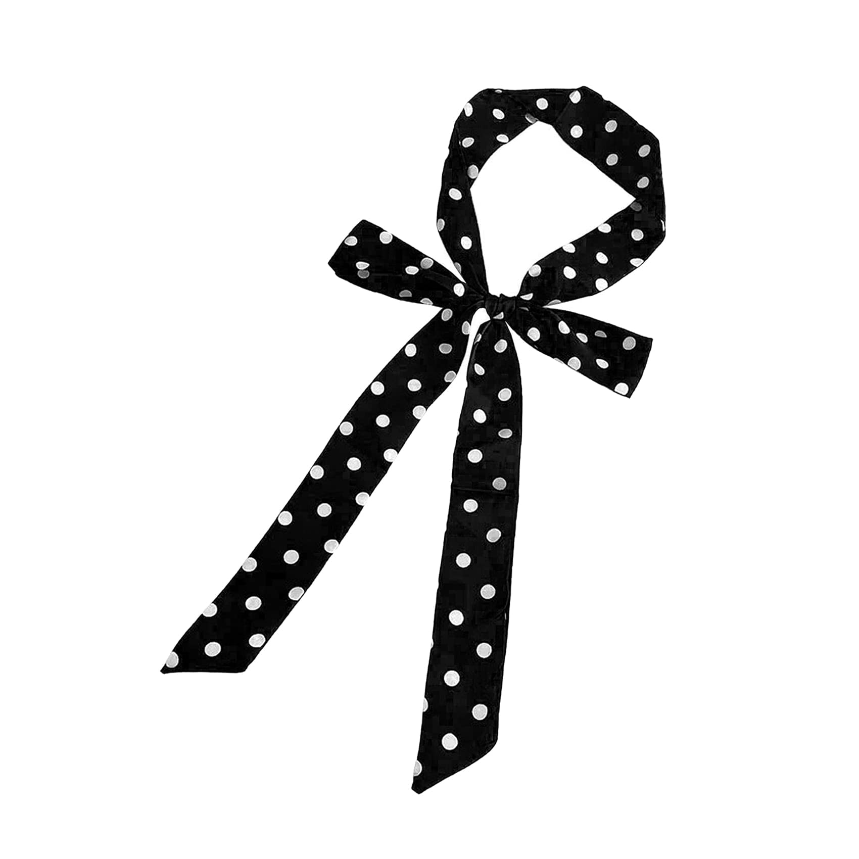 Elegant Women's Skinny Scarf - Thin Chiffon & Silk Neckerchief, Fashionable Belt, Hair Accessory & Bag Band - Perfect for Office, Party & Everyday Wear | ZNWJ-6