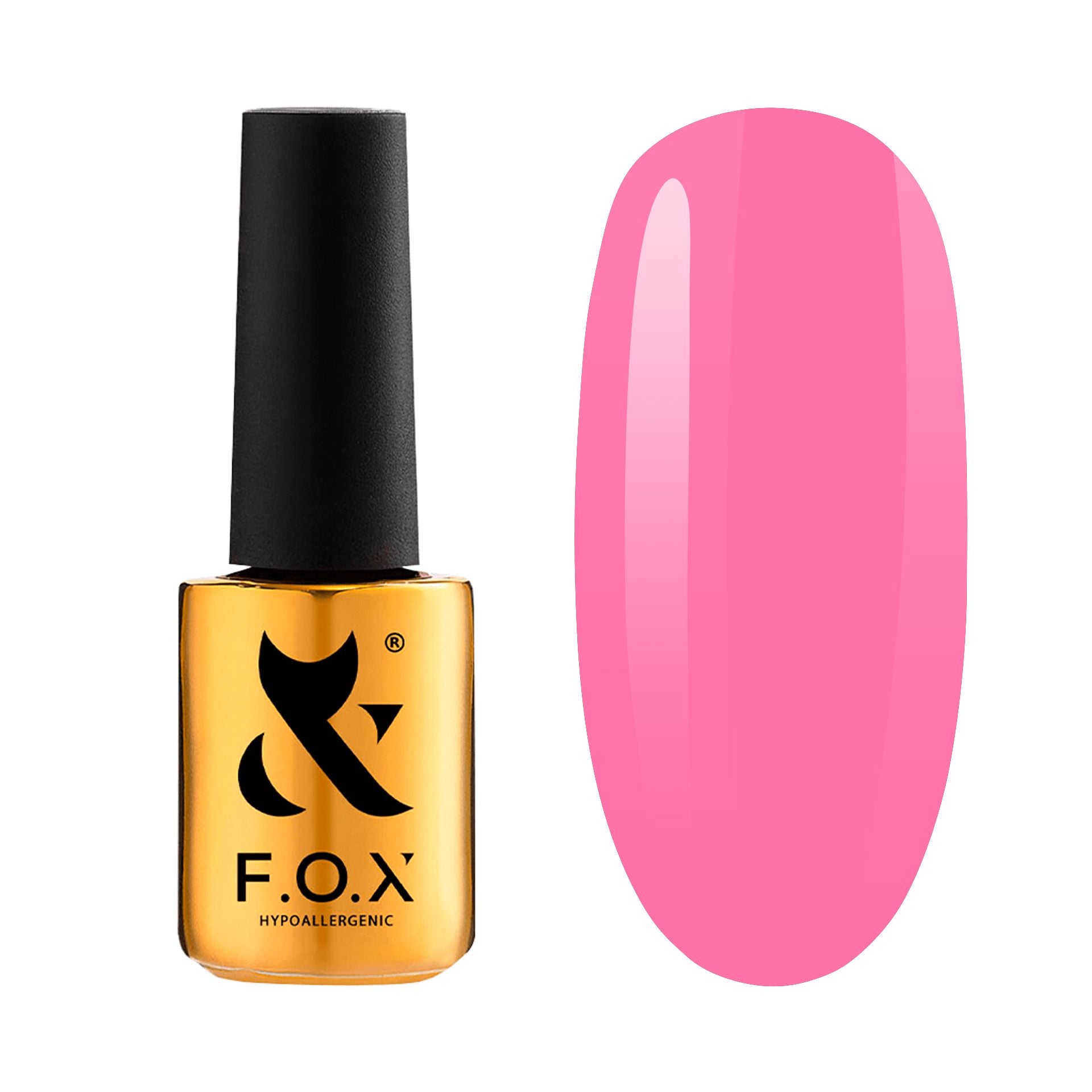 F.O.X Spectrum 080 Neon Nail Polish - 7ml Bottle for Professional Salon & Home Manicure - Vibrant UV Gel Polish for Long-Lasting Nail Art Designs