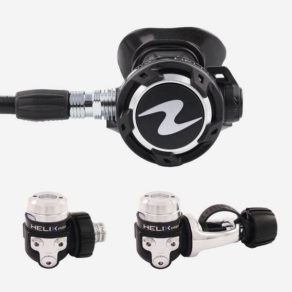 Aqualung Helix Pro Scuba Diving Regulator - High Performance First & Second Stage for Professional Divers - Perfect for Deep Sea Exploration and Underwater Adventures