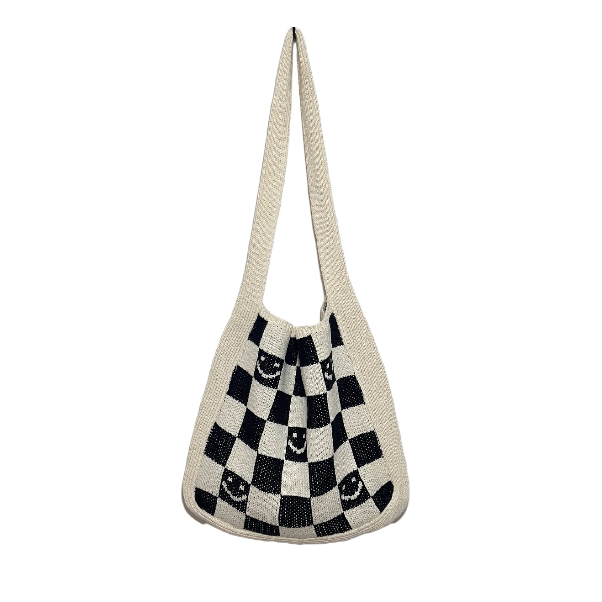 Y2K Crochet Tote Bag - Stylish Aesthetic Purse for Shopping & Beach