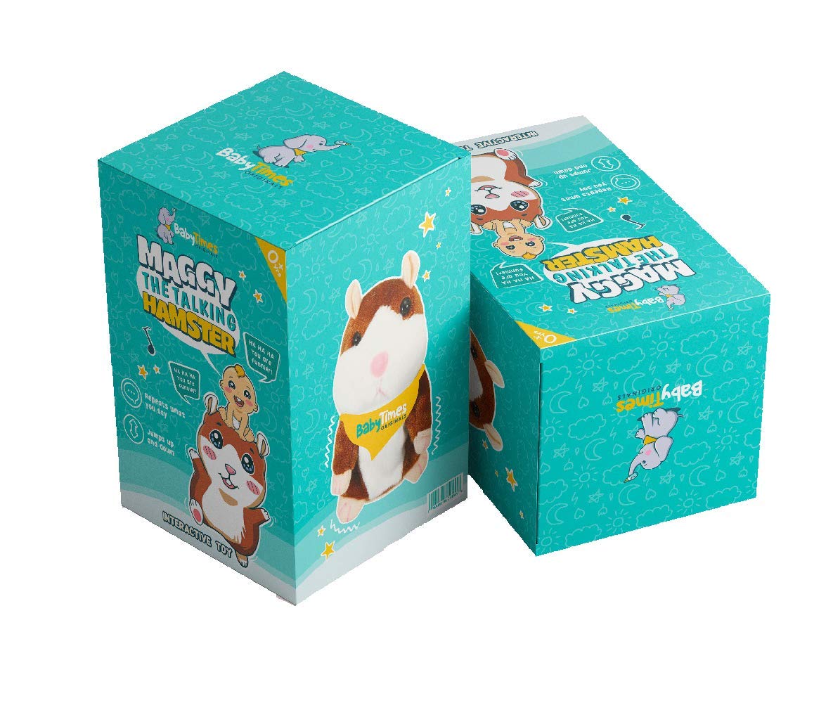 Maggy - Interactive Talking Hamster Toy for Toddlers 1-3 Years | Speech Therapy & Sensory Development Toy | Repeats What You Say | Fun Educational Gift for Kids | Perfect for Home, Classroom & Therapy Sessions