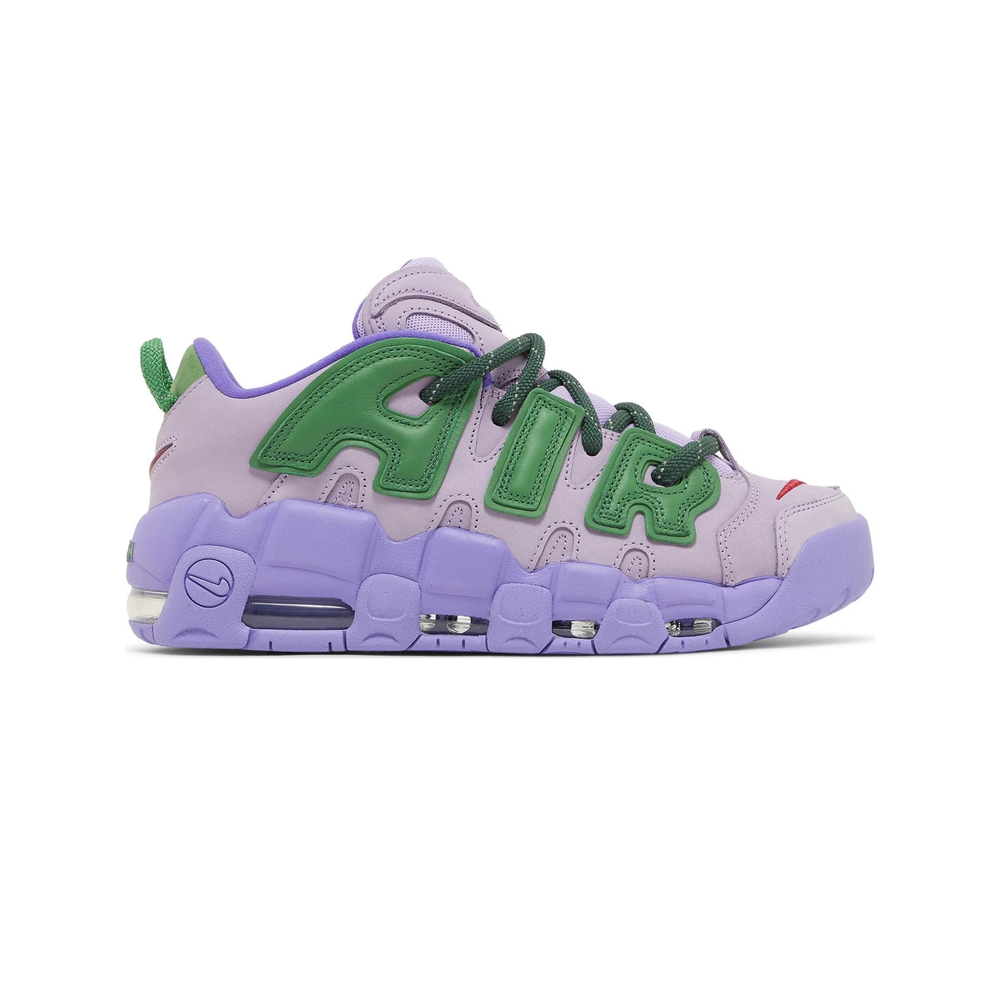 Nike Air More Uptempo Low 'AMBUSH Lilac' Retro Basketball Shoes 2023 - Stylish Purple Sneakers for Men & Women | Perfect for Streetwear, Casual Outfits & Basketball Courts