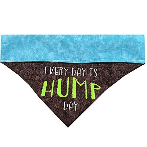 Personalized Embroidered Dog Bandana - Over the Collar Hump Day Design for All Dog Sizes | Perfect for Daily Walks, Pet Photos & Special Occasions