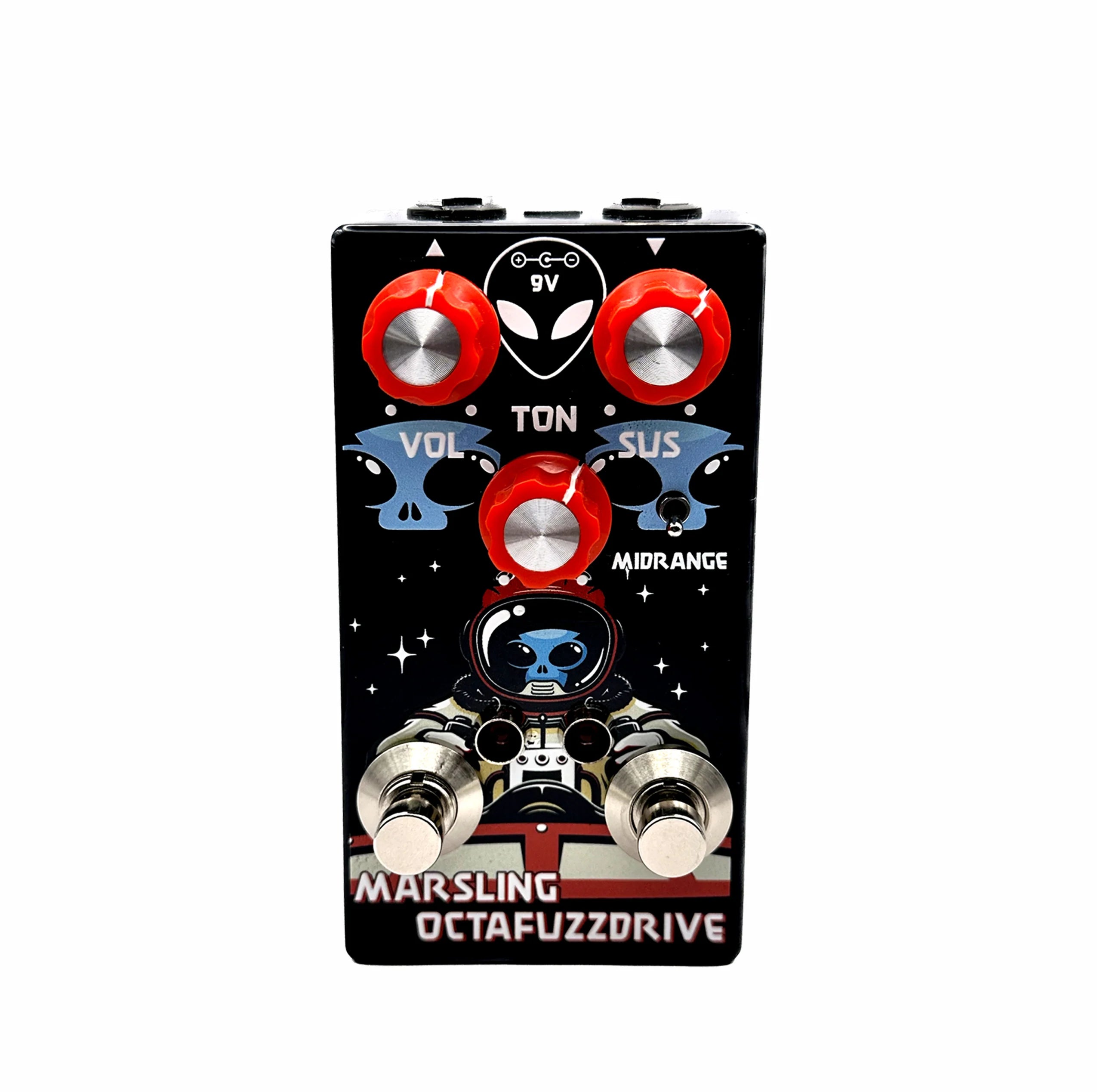 Interstellar Audio Machines Marsling Octafuzzdrive Octave Fuzz Pedal - Vintage Guitar Effects for Psychedelic & Stoner Rock - Perfect for Studio Recording & Live Performances