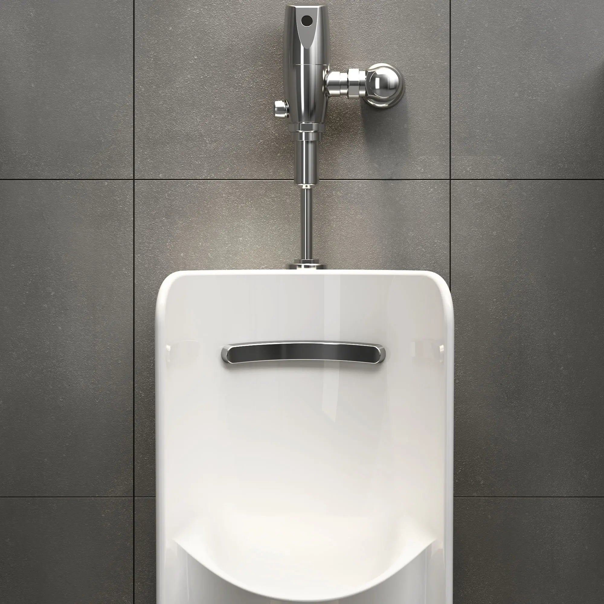 Greenbrook® 0.125 – 0.5 GPF (0.47 – 1.9 LPF) Water-Saving Top Spud Urinal with EverClean® Technology – Ideal for Commercial Restrooms, Offices, and Public Spaces